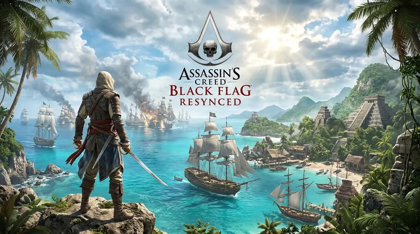 Assassin's Creed Black Flag Resynced: PS5 Performance Targets Unveiled, PS5 Pro Gets 60 FPS Boost